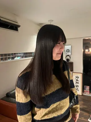 ロング 坂本 鈴のヘアスタイル