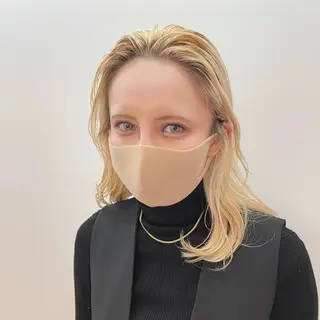 セミロング カラー 片山美穂 心斎橋・北堀江のヘアスタイル