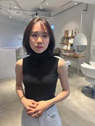 ミディアム 薬院浄水通/ショート /ボブ/rukaのヘアスタイル