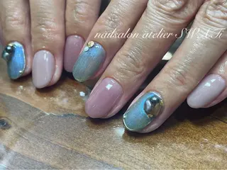 ネイル ヘアーサロン大野所属・nailsalon SWATiのネイルデザイン