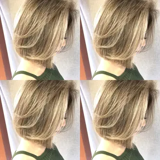 ショート カラー 井上 一平のヘアスタイル