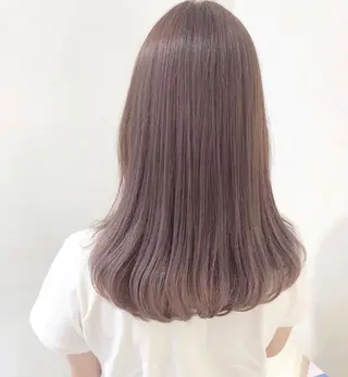 セミロング カラー ヘアアレンジ 顔周りカット/髪質改 善/新宿/畑中稔里のヘアスタイル