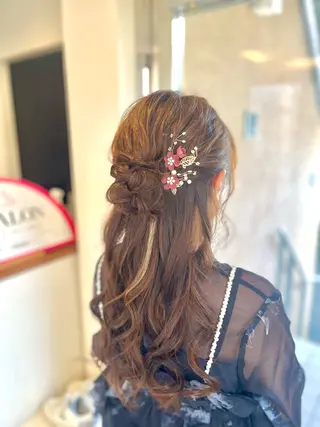 ヘアアレンジ 似合わせヘアメイク 💐オダギリチアキのヘアスタイル