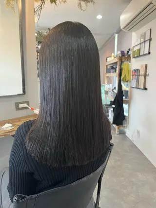 ロング URU organic hair所属・田中 利典のヘアスタイル