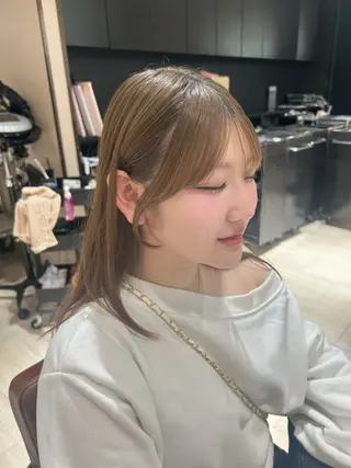 ロング 🎀大竹美侑／顔まわ りカット／レイヤーのヘアスタイル