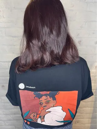 ミディアム カラー 🌈トップデザイナー 金沢駅近nanamiのヘアスタイル