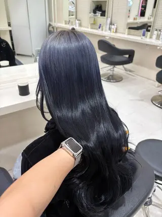 セミロング カラー ヘアアレンジ 💟RINNA 艶カラー💟のヘアスタイル