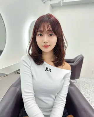 ミディアム 韓国風レイヤーカット ryotaのヘアスタイル