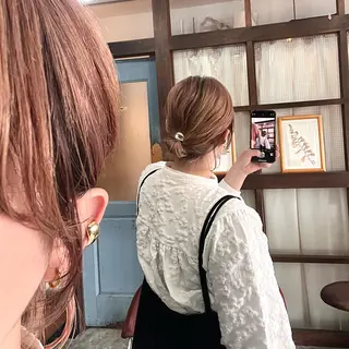 ショート ヘアアレンジ stylist田口 祐歩のヘアスタイル