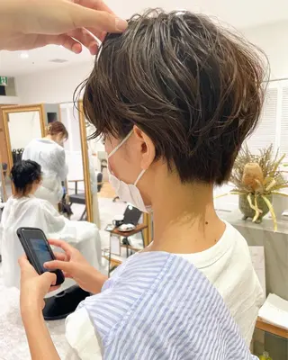 ショート パーマ circus by KENJE 町田店のヘアスタイル
