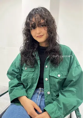 ロング パーマ TaNa. EMINA✩⋆*のヘアスタイル