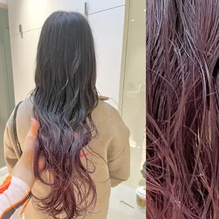 ロング カラー ヘアアレンジ stylist ◎RUKI.のヘアスタイル