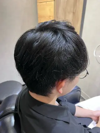ショート パーマ メンズ ハイトーン/韓国風/ 艶髪/吉祥寺のヘアスタイル