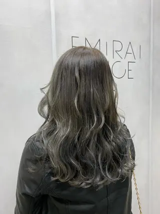 ロング カラー 🟢NEGi🟣 🫧髪質改善のヘアスタイル