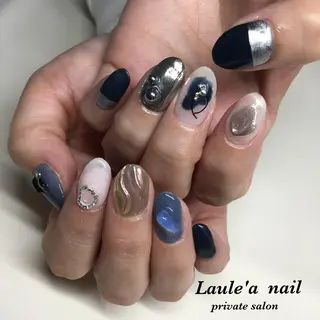 カラー ネイル マツエク・マツパ 福田 加奈のネイルデザイン