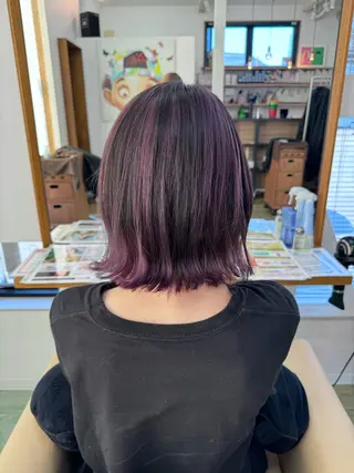 ミディアム カラー May hair【メイヘア】所属・サイトウ ヒトミ 【メイヘア】のヘアスタイル