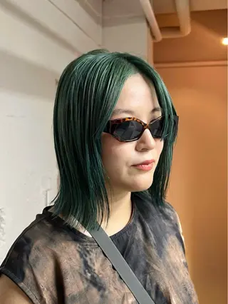 ミディアム tokute Takahashiのヘアスタイル