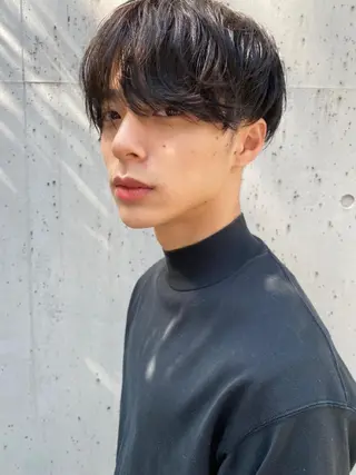 ショート パーマ ヘアアレンジ メンズ 似合わせカラー / レイヤーMADOKAのヘアスタイル