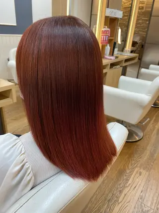 ミディアム カラー 韓国ヘア sasugaのヘアスタイル