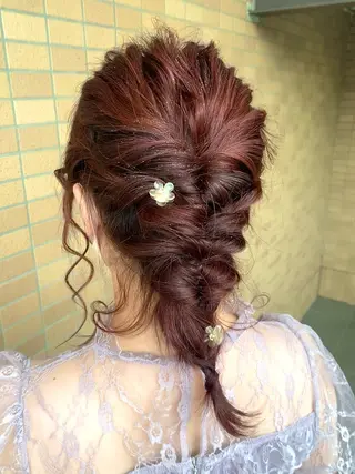 ヘアアレンジ ヒヨシ ルナのヘアスタイル