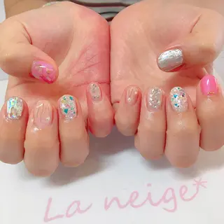 ネイル La neige* yuki 🐩🌙のネイルデザイン