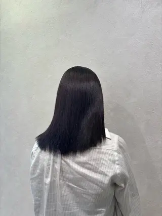 セミロング カラー 艶髪専門💎縮毛矯正 ・髪質改善/山田梨央のヘアスタイル