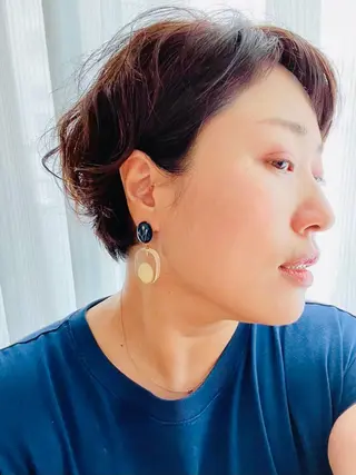 ショート ママ美容師 ＊ヒマワリのヘアスタイル