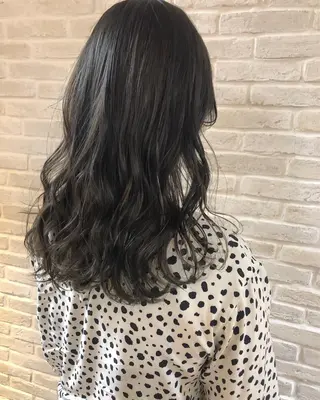セミロング カラー hair salon Ranun髪質改善のヘアスタイル