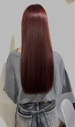 ロング Kensho 京都駅 ケアブリーチのヘアスタイル