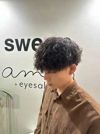 メンズ メンズカット/シャド ウパーマ/URYUのヘアスタイル