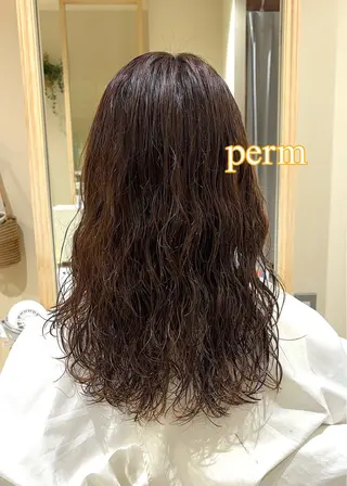 セミロング パーマ CYAN.栄店所属・パーマ/髪質改善 【榎本千夏】のヘアスタイル