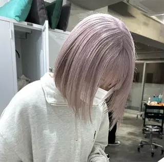 ショート カラー パーマ ヘアアレンジ メンズ ササキカズマ〻透明感 〻色落ち〻赤み消しのヘアスタイル