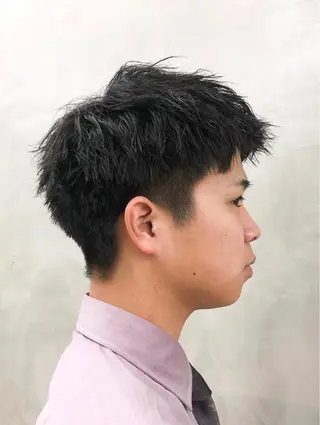 ショート パーマ メンズ 💈メンズカット💈 No.1💈坂元のヘアスタイル