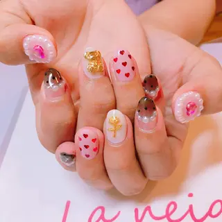 ネイル La neige* yuki 🥯🍑のネイルデザイン