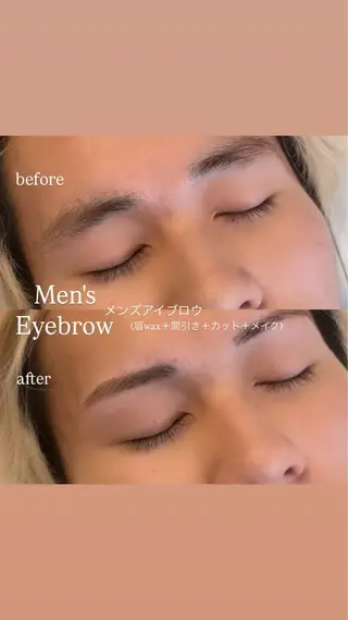 メンズ アイブロウ Lino🎀 天文館のマツエク・マツパデザイン