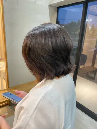 ミディアム la fith hair too.所属・la fith hinaのヘアスタイル
