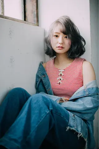 ミディアム Gemini代表 Maedaのヘアスタイル