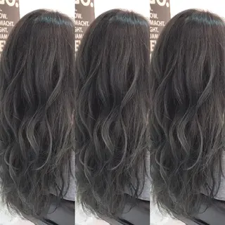 ロング カラー 青木 茂樹⭐️ 透明感カラーのヘアスタイル