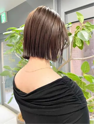 ショート カラー パーマ 伊藤 優里のヘアスタイル