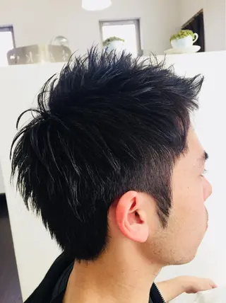 ショート メンズ 阿久津 泰幸のヘアスタイル