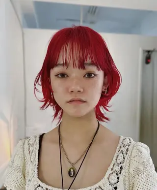 ショート カラー 楪 yuzuriha所属・Saaya/レイヤー /ブリーチ/ブロンドのヘアスタイル