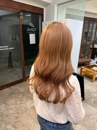 ロング カラー YOHA HAIR PARTNER所属・内藤 さつきのヘアスタイル