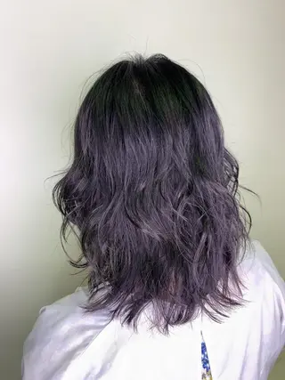 セミロング カラー 今村 愛美のヘアスタイル