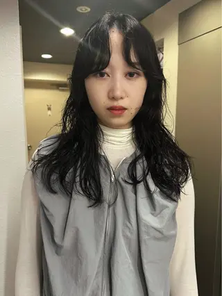 ロング パーマ ボブ/レイヤー/ケア パーマ/リュウタのヘアスタイル