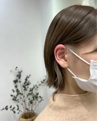 ショート カラー 🫐寒色系カラー 🫐ヤマナカリリカのヘアスタイル