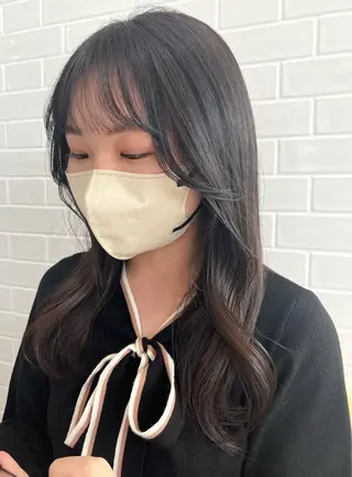 ミディアム sa waのヘアスタイル