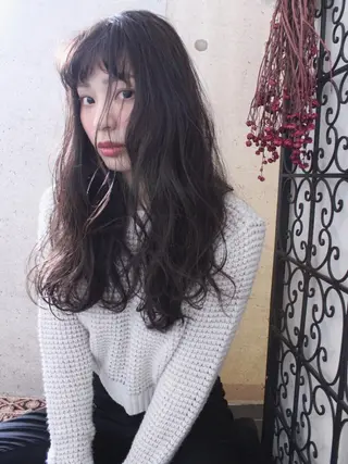 ロング カラー パーマ ooit所属・ooit 【オーイット】のヘアスタイル