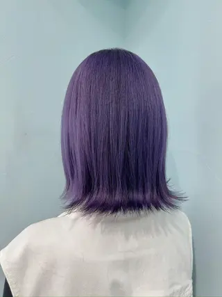 ミディアム カラー ヘアアレンジ 💕ブリーチ/ヘアメ 🎀YUUKAのヘアスタイル