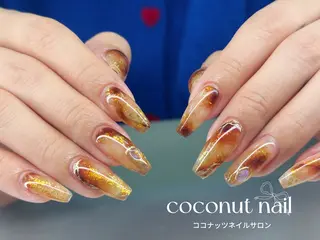 ネイル 神田 ココナッツのネイルデザイン