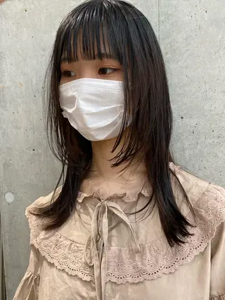 ロング カットカラー特化 ⭐️代表⭐️のヘアスタイル